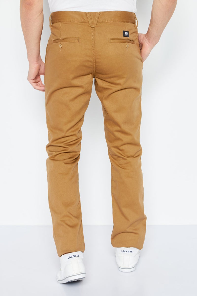 VANS Men Slim Fit Plain Outdoor Pants, Brown - Image 2